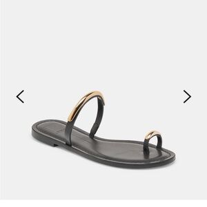 Dolce Vita Wink Sandals Black Leather NWT